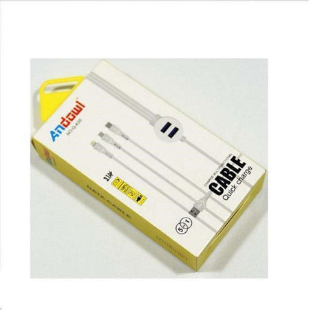 Cavo Usb 5 In 1 40 Cm Ricarica Rapida Trasferimento Dati 3.1a 2 Porte Usb Q-a35 Elettronica/Cellulari e accessori/Accessori/Cavi e adattatori/Cavi USB Trade Shop italia - Napoli, Commerciovirtuoso.it