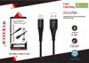 Cavo-Usb-A-Lightning-Per-Smartphone-2.1a-2.5mt-Trasmissione-Dati-Maxtech-F-ip021