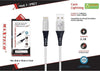 Cavo-Usb-A-Lightning-Per-Smartphone-2.1a-2.5mt-Trasmissione-Dati-Maxtech-F-ip021