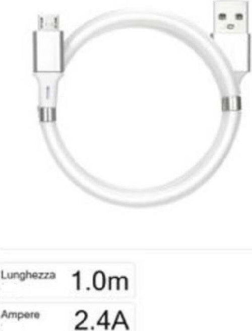 Cavo Usb A Micro Usb Per Ricarica Dati Da 2400ma 1 Metro Per Smartphone F-s028 Elettronica e telefonia > Telefonia Fissa e Mobile > Accessori Smartphone > Cavi Smartphone Trade Shop italia - Napoli, Commerciovirtuoso.it