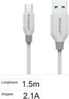 Cavo Usb A Micro Usb Sincronizzazione Dati Ricarica 2.1a 1.5mt Smartphone F-s029 Elettronica e telefonia > Telefonia Fissa e Mobile > Accessori Smartphone > Cavi Smartphone Trade Shop italia - Napoli, Commerciovirtuoso.it