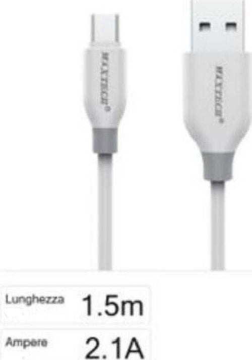 Cavo Usb A Micro Usb Sincronizzazione Dati Ricarica 2.1a 1.5mt Smartphone F-s029 Elettronica e telefonia > Telefonia Fissa e Mobile > Accessori Smartphone > Cavi Smartphone Trade Shop italia - Napoli, Commerciovirtuoso.it