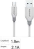 Cavo Usb A Micro Usb Sincronizzazione Dati Ricarica 2.1a 1.5mt Smartphone F-s029 Elettronica e telefonia > Telefonia Fissa e Mobile > Accessori Smartphone > Cavi Smartphone Trade Shop italia - Napoli, Commerciovirtuoso.it