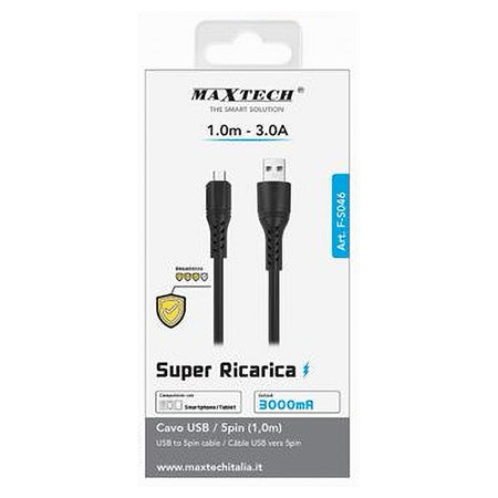 Cavo Usb A Micro Usb Super Ricarica Dati Resistente 1 Metro 3a Smartphone F-s046