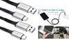 Cavo USB C BENFEI 0,9m 2 Pezzi Ricarica Rapida in Nylon Intrecciato Compatibile con Samsung Galaxy S10 S9 S8 Moto Z LG V30 V20 G5 Nintendo Switch