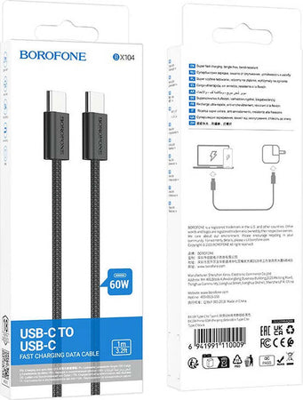 cavo-usb-c-/-usb-c-60W-100cm-nero