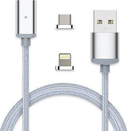 CAVO USB IN NYLON MAGNETICO CHARGE E SYNC CON ADATTATORI ANDROID E IOS Elettronica/Informatica/Accessori/Cavi e accessori/Cavi/Cavi USB Trade Shop italia - Napoli, Commerciovirtuoso.it