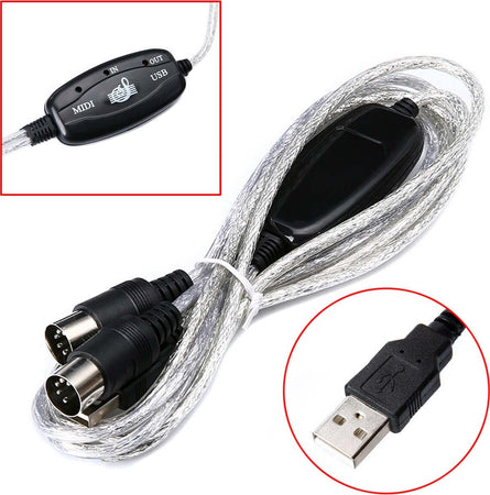 CAVO USB INTERFACCIA MIDI ADATTATORE IN OUT PC AUDIO TASTIERA/EXPANDER Elettronica/Home Cinema TV e video/Accessori/Cavi/Cavi USB Trade Shop italia - Napoli, Commerciovirtuoso.it
