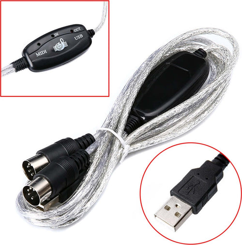CAVO USB INTERFACCIA MIDI ADATTATORE IN OUT PC AUDIO TASTIERA/EXPANDER Elettronica/Home Cinema TV e video/Accessori/Cavi/Cavi USB Trade Shop italia - Napoli, Commerciovirtuoso.it