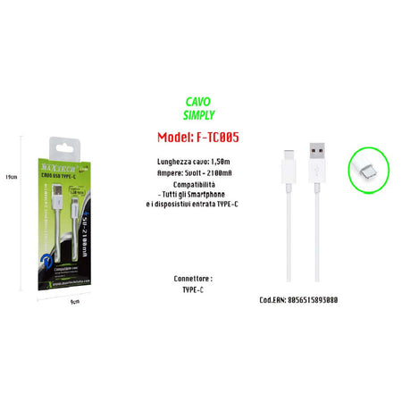 Cavo-Usb-Per-Ricarica-Smartphone-1,50mt-Simply-5volt---2100ma-Maxtech-F-tc005