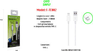 Cavo Usb Per Ricarica Smartphone Ipad 1,00mt Simply 5v-2100ma Maxtech F-tc002 Cavi Smartphone Trade Shop italia - Napoli, Commerciovirtuoso.it