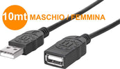 CAVO USB PROLUNGA 10 METRI 10M MASCHIO / FEMMINA ESTENSIONE 10 MT PC DESKTOP Elettronica/Informatica/Accessori/Cavi e accessori/Cavi/Cavi USB Trade Shop italia - Napoli, Commerciovirtuoso.it