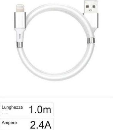 Cavo Usb Ricarica Trasferimento Dati A Lightning 2.4a 1mt Iphone Ipad F-ip028 Elettronica e telefonia > Telefonia Fissa e Mobile > Accessori Smartphone > Cavi Smartphone Trade Shop italia - Napoli, Commerciovirtuoso.it