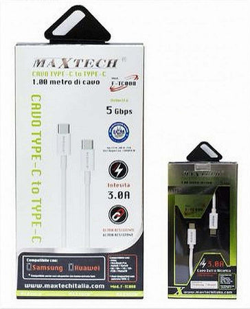 Cavo-Usb-Type-c-A-Usb-Type-c-3.0-1mt-Compatibile-Samsung-Huawei-Maxtech-F-tc008