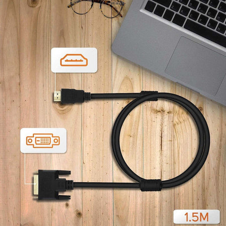 Cavo Video Hdmi Maschio A Dvi Full Hd 1,5mt Pc Proiettore Console Gioco Tv A2090b Elettronica/Informatica/Accessori/Cavi e accessori/Cavi/Cavi HDMI Trade Shop italia - Napoli, Commerciovirtuoso.it