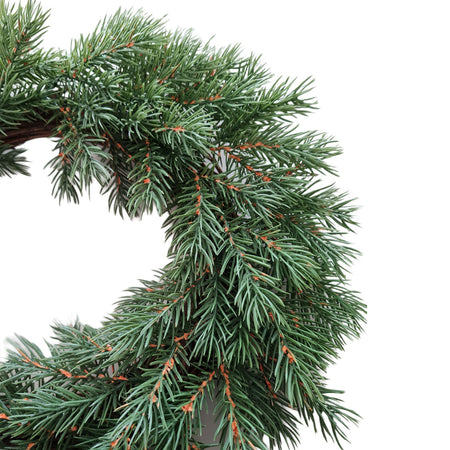 Corona retro dietro porta ghirlanda natalizia ø 38 cm da decorare con luci e palline