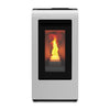 Stufa a pellet 14 kw Canalizzata Cayenne per ambienti moderni h 102 cm