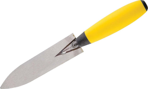 Cazzuolino a foglia d'ulivo per muratore in acciaio temperato con manico antiscivolo Fai da te/Utensili elettrici e a mano/Attrezzi da giardinaggio/Cazzuole La Zappa - Altamura, Commerciovirtuoso.it