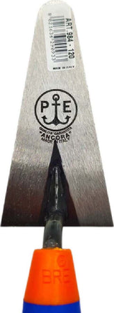 Cazzuolino a punta tonda 14 cm con manico in gomma ergonomico Fai da te/Utensili elettrici e a mano/Utensili a mano/Utensili per muratura e piastrellatura/Cazzuole/Cazzuole di finitura La Zappa - Altamura, Commerciovirtuoso.it