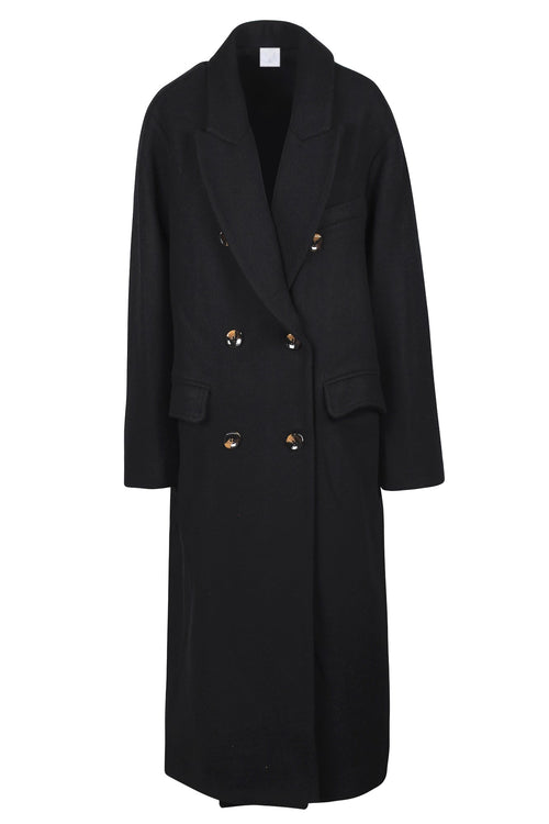 LA FEMME BLANCHE La Femme Blanche - Cappotto - 442128 - Nero da donna