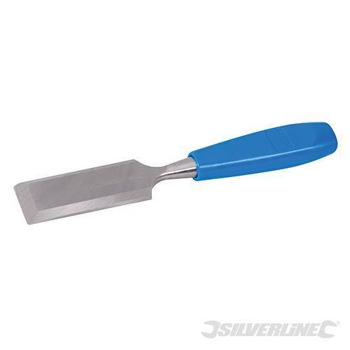 Scalpelli per legno in acciaio manico rivestito in plastica Silverline Silverline