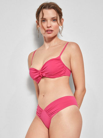 Slip con top bikini Gisela Fucsia