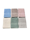 Asciugamani Ospite Colorissima 6pz Cotone Made in Italy