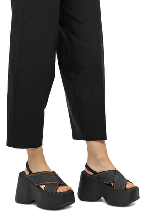 VIC MATIE Vic Matie - Sandali - 450421 - Denim scuro da donna