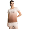 Liu Jo t-shirt marrone con strass TA5267JS923 M9113 T-shirt Liu Jo