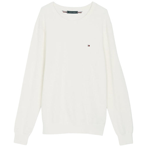 Tommy Hilfiger maglioncino avorio strutturato MW0MW36347Z00 Maglieria Tommy Hilfiger