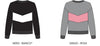 Pull girocollo con macropailettes