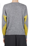 LA FEMME BLANCHE La Femme Blanche - Maglia - 461454 - Grigio/Giallo da donna