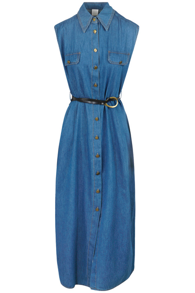 LA FEMME BLANCHE La Femme Blanche - Abito - 451437 - Denim chiaro da donna