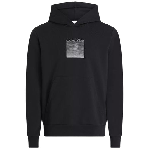 Calvin Klein felpa nera cappuccio K10K113087 Felpe Calvin Klein