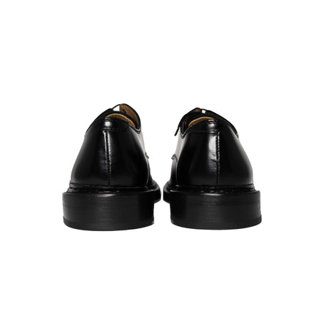 OUR LEGACY Uniform Parade Shoes in Black Leather da uomo