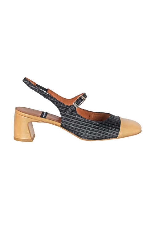 ANGEL ALARCON Angel Alarcon - Scarpe con tacco - 450804 - Beige/Nero da donna