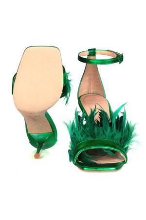 LEONIE HANNE X LIU JO Leonie Hanne X Liu Jo - Sandali - 391461 - Verde da donna