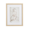 Quadro refined 30 x 40 con stampa su carta, vetro, mdf