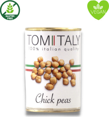 Ceci Italiani - 400g Tomitaly Alimentari e cura della casa/Cibi in scatola e conserve/Legumi in scatola/Ceci Tomitaly - Caorso, Commerciovirtuoso.it