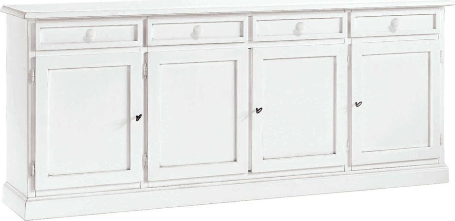 CECILY---credenza-in-legno-205x42x86-Bianco-Milani-Home