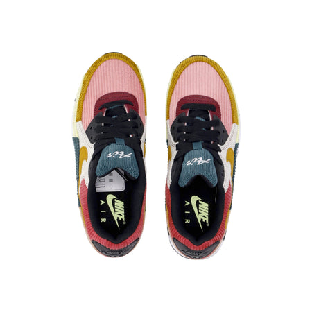 Nike Scarpa Bassa Donna W Air Max 90 Se Black/bronzine/red Stardust/cedar da donna