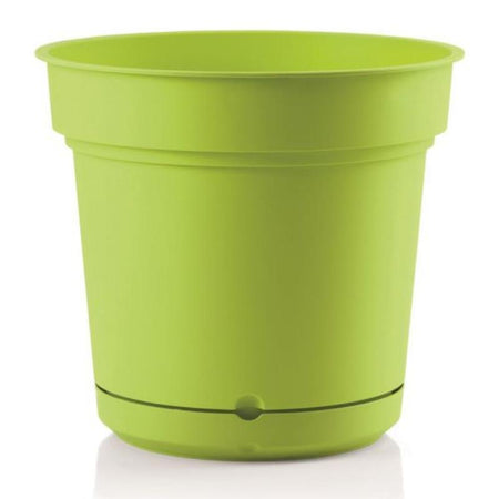 Vaso tondo con sottovaso "Hydral Element" per fiori e piante