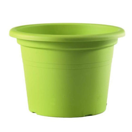 Vaso tondo in plastica "Cilindro Basic" colorato per giardino piante e fiori