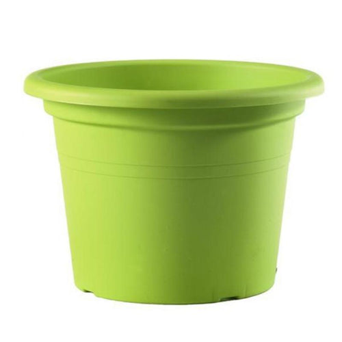 Vaso tondo in plastica Cilindro Basic colorato per giardino piante e fiori