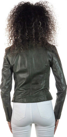 Cel---Chiodo-Donna-Verde-in-vera-pelle