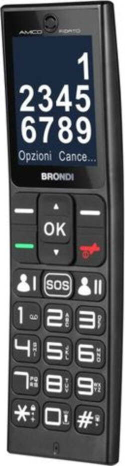 Cellulare-Brondi-AMICO-Fidato-Nero