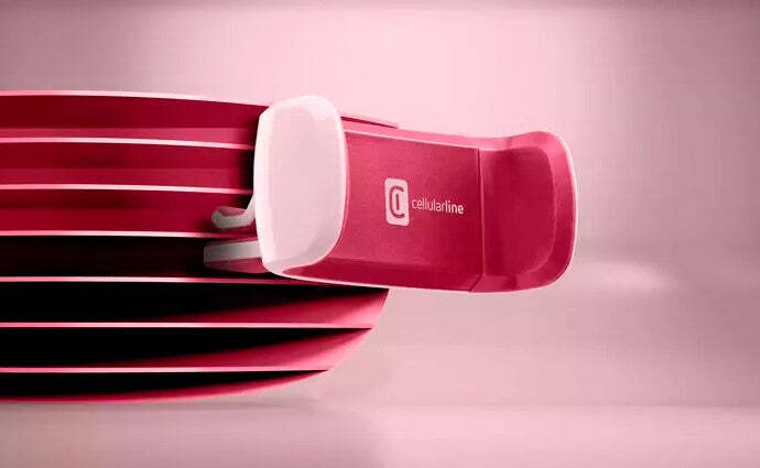 Cellularline-Car-Holder-Supporto-auto-Universale-Rosa