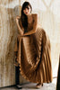 Celye Abito Donna Lungo Plissè Vestito Oro Con Scollo Profondo E Incrocio Su Schiena Moda/Donna/Abbigliamento/Vestiti/Cocktail You Store - Messina, Commerciovirtuoso.it