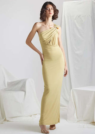 CELYE Abito monospalla con accessorio