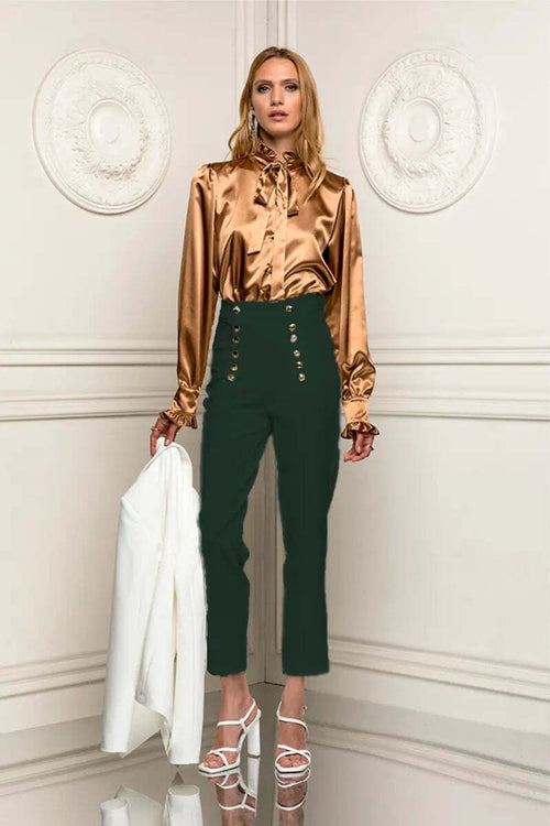 Celye Pantalone Leggings Donna Pantaloni Vita Alta Con Dettaglio Bottone Tinta Unita Moda/Donna/Abbigliamento/Pantaloni You Store - Messina, Commerciovirtuoso.it